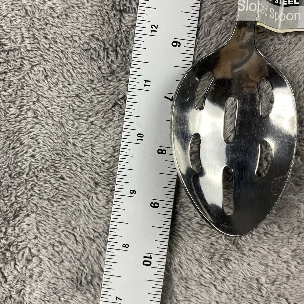 Stainless Steel Spoon Slotted 9.5